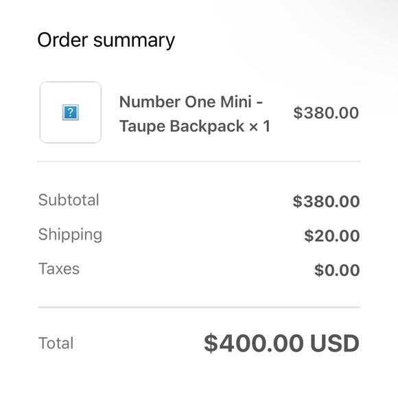 POLENE Number One Mini - Taupe Backpack - Picture 11 of 11